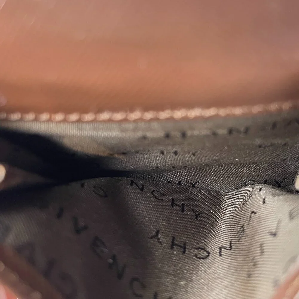 Givenchy Brown Leather Bifold Wallet with ID Pocket - Preowned